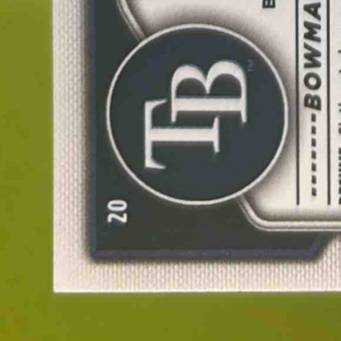 2024 Bowman Junior Caminero Yellow 68/75 #20 RC Tampa Bay Rays - Sports Cards