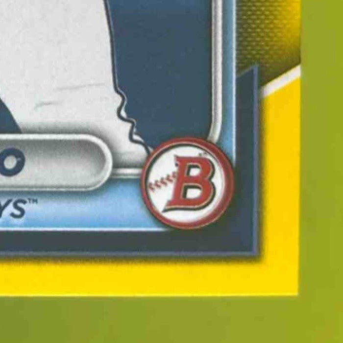 2024 Bowman Junior Caminero Yellow 68/75 #20 RC Tampa Bay Rays - Sports Cards