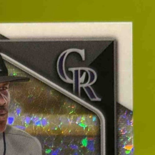 2024 Bowman Kelvin Hidalgo Chrome Auto Mini Diamond /100 1st Prospect Rockies - Sports Cards