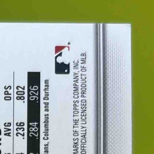 2024 Bowman Kyle Manzardo Prospect Auto Blue 48/150 #PPRA-KM Cleveland Guardians - Sports Cards