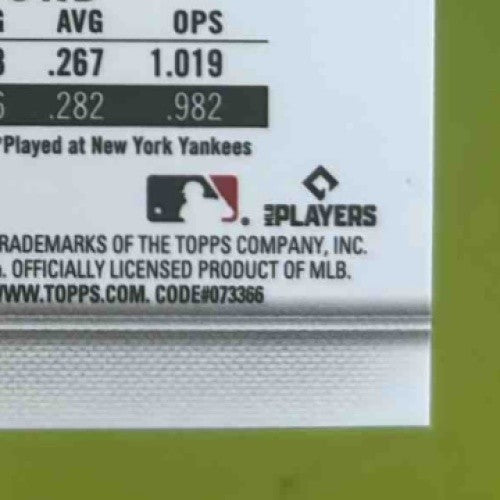 2024 Bowman Mega Box Aaron Judge Mojo Refractor #7 New York Yankees - Sports Cards