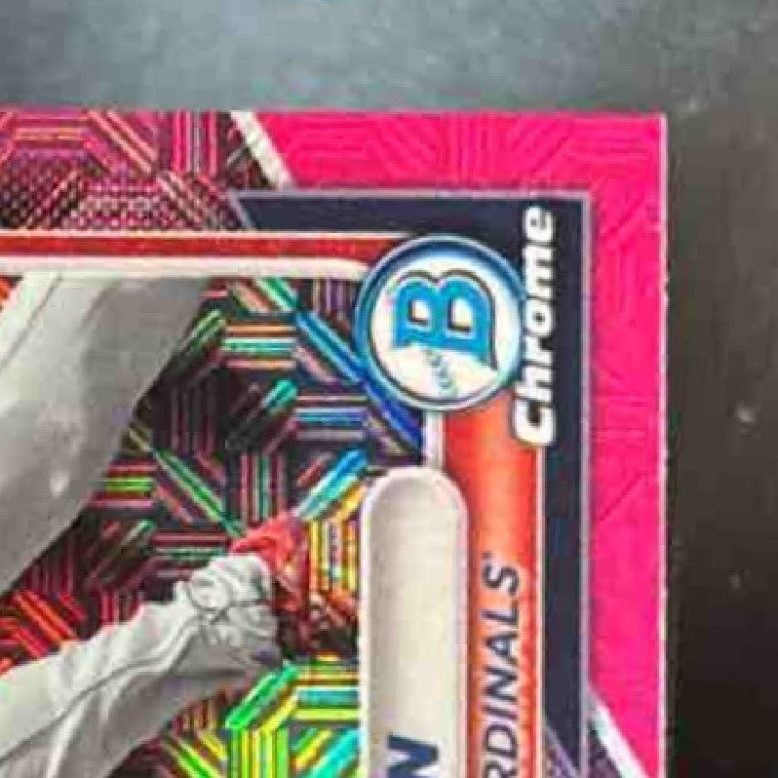 2024 Bowman Mega Box Masyn Winn Mojo Pink Refractor /199 #2 St. Louis Cardinals - Sports Cards