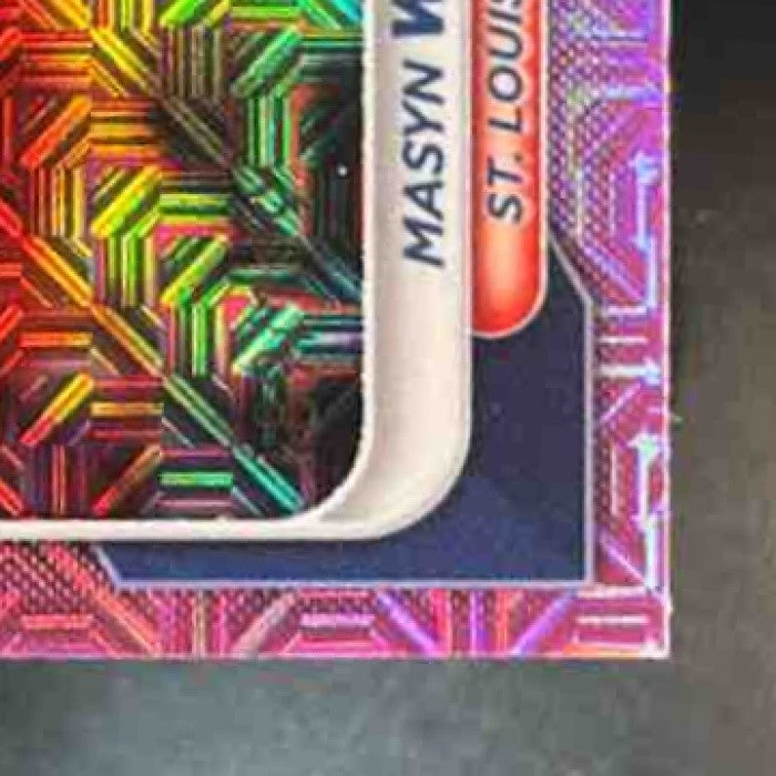 2024 Bowman Mega Box Masyn Winn Mojo Pink Refractor /199 #2 St. Louis Cardinals - Sports Cards