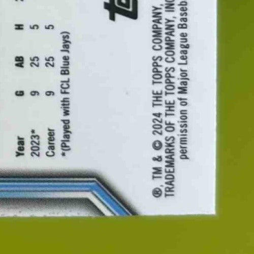 2024 Bowman Sterling Arjun Nimmala Prospect Gold Refractor /50 Toronto Blue Jays - Sports Cards