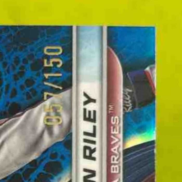 2024 Bowman’s Best Austin Riley Blue Refractor 7/150 #6 Atlanta Braves - Sports Cards