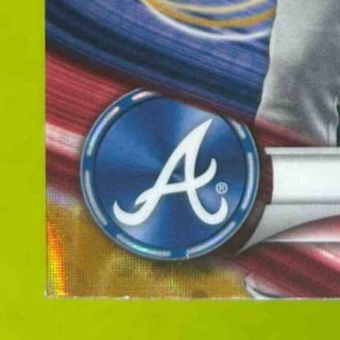 2024 Bowman’s Best Austin Riley Gold Lava Refractor 36/50 #6 Atlanta Braves - Sports Cards