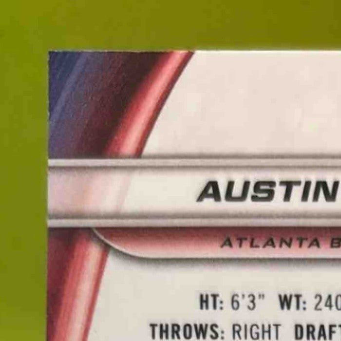 2024 Bowman’s Best Austin Riley Purple Refractor 20/250 #6 Atlanta Braves - Sports Cards