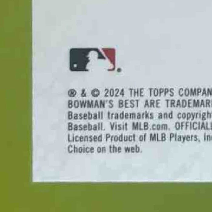 2024 Bowman’s Best Bo Bichette Yellow Lazer Refractor 2/75 #70 Toronto Blue Jays - Sports Cards