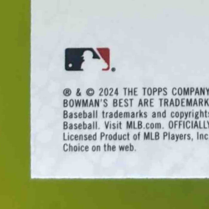 2024 Bowman’s Best Dylan Crews Prospects Green Refractor 14/99 Nationals - Sports Cards