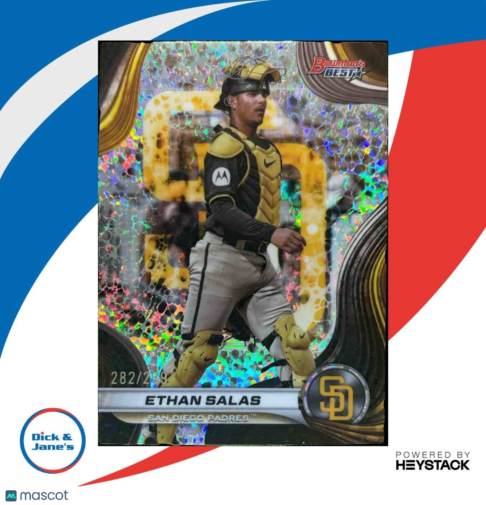 2024 Bowman’s Best Ethan Salas Prospects Mini-Diamonds /299 San Diego Padres - Sports Cards