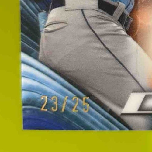 2024 Bowman’s Best Xavier Isaac Junior Caminero Dual Auto Orange Refractor 23/25 - Sports Cards