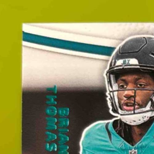 2024 Certified Brian Thomas Piece of the Game Signatures Teal 11/50 Rookie Auto - Sports Cards