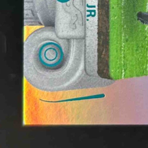 2024 Certified Michael Penix Jr Franchise Foundations Teal Mirror /50 #3 Falcons - Sports Cards