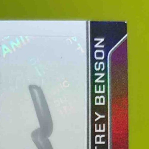 2024 Certified Trey Benson Freshman Fabric Mirror Signature Silver /49 Cardinals - Sports Cards