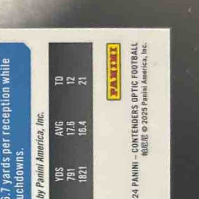 2024 Contenders Optic Brenden Rice RPS Auto Green Pulsar /30 #134 RC Chargers - Sports Cards