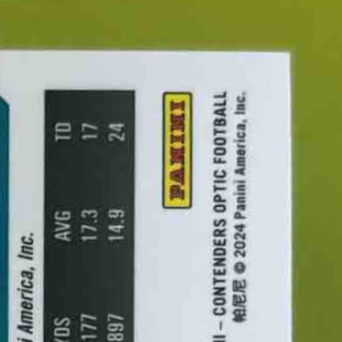 2024 Contenders Optic Brian Thomas Jr. Rookie Ticket Auto Green /24 Jaguars - Sports Cards