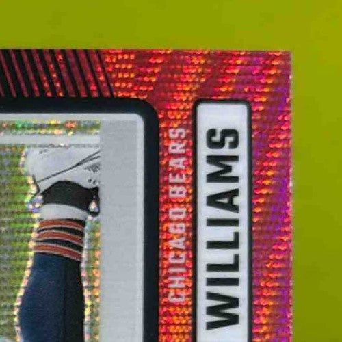 2024 Donruss Caleb Williams Optic Rated Rookie Preview Red Wave #327 Chicago DJ3 - Sports Cards