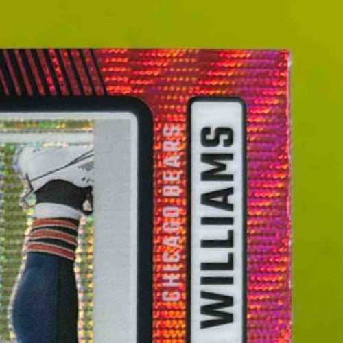 2024 Donruss Caleb Williams Optic Rated Rookie Preview Red Wave #327 Chicago DJ1 - Sports Cards