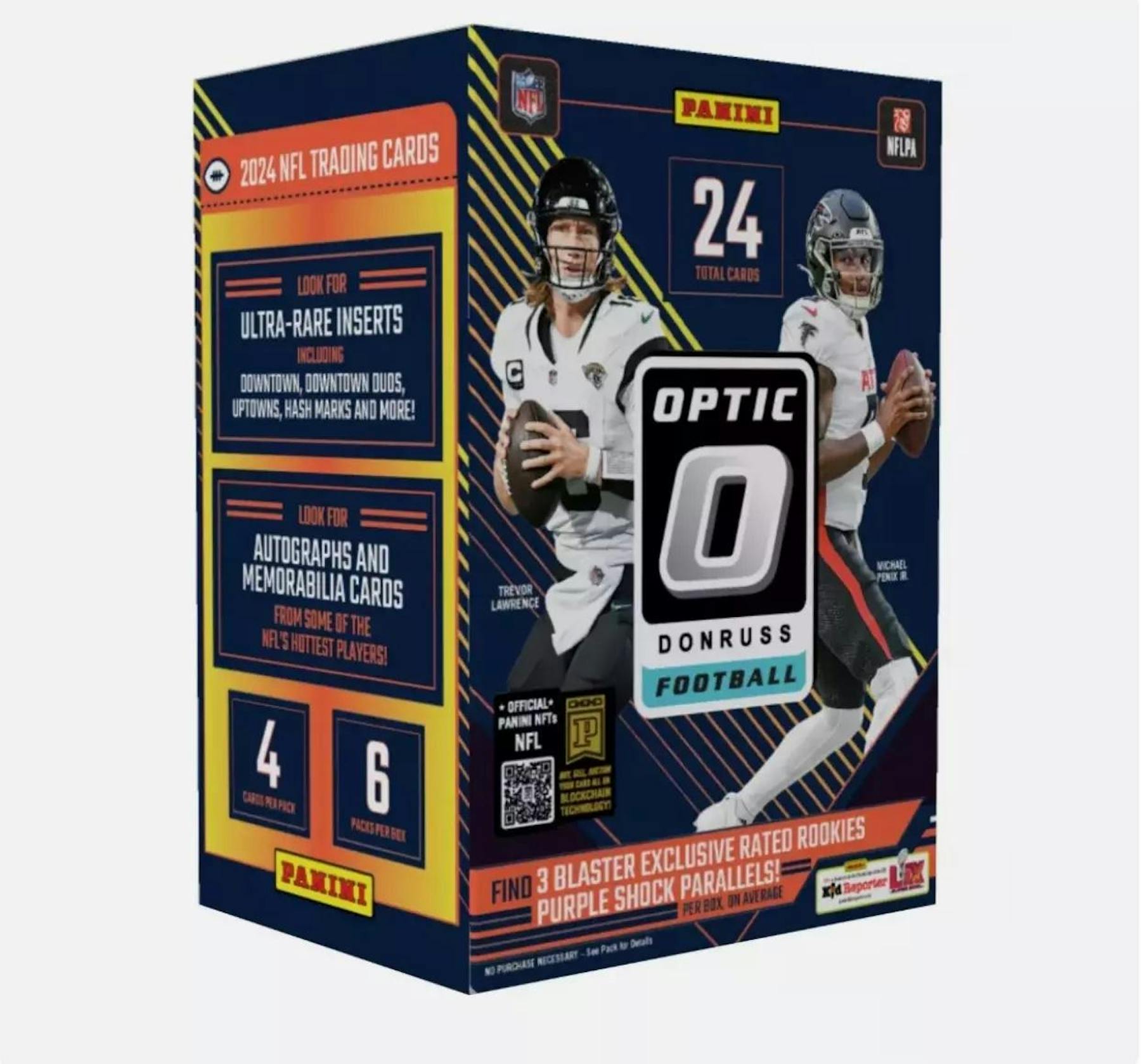 2024 Panini Donruss Optic Football Blaster Box (Purple Shock)