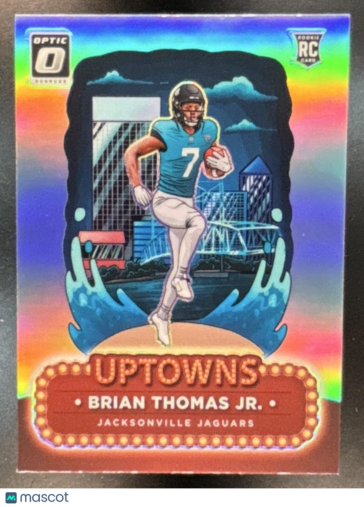 2024 Donruss Optic Brian Thomas Jr. Uptowns #12 RC SSP Jacksonville Jaguars - Sports Cards