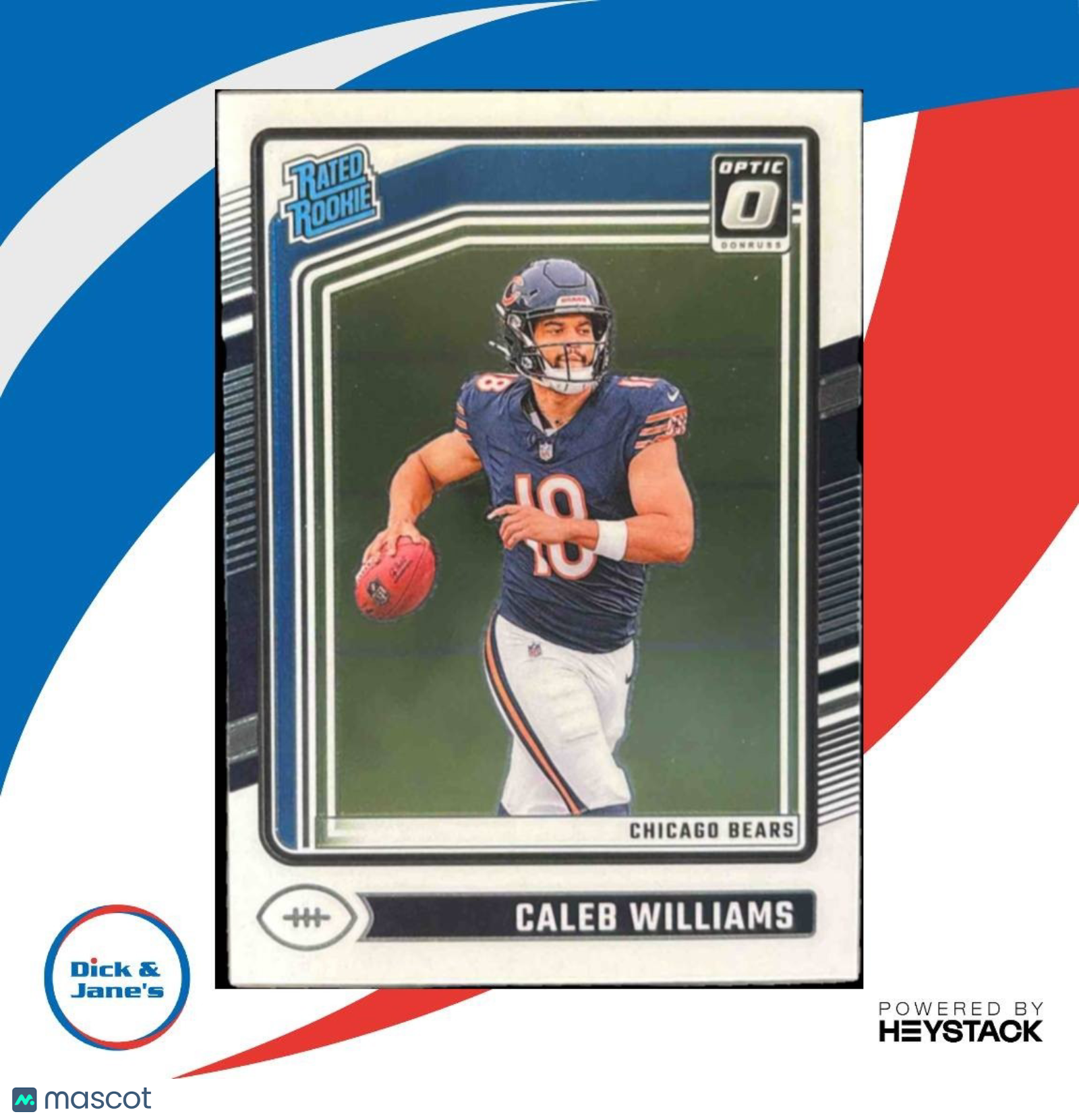 2024 Donruss Optic Caleb Williams #201 Chicago Bears - Sports Cards