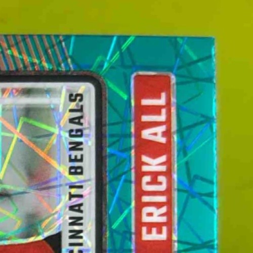 2024 Donruss Optic Erick All Jr Teal Velocity Rated Rookie Cincinnati Bengals - Sports Cards