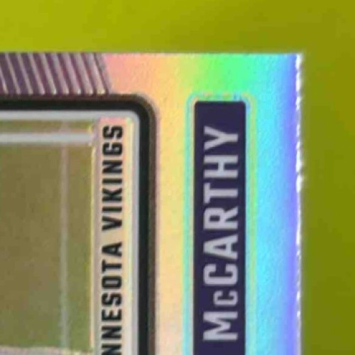 2024 Donruss Optic J.J. McCarthy Holo Silver #235 Rated Rookie Minnesota Vikings - Sports Cards