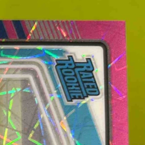 2024 Donruss Optic Jaheim Bell Rated Rookie Auto Pink Velocity /50 #238 Patriots - Sports Cards