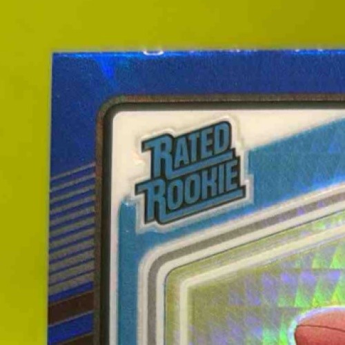 2024 Donruss Optic Jayden Daniels Blue Hyper #248 Rated Rookie Commanders - Sports Cards