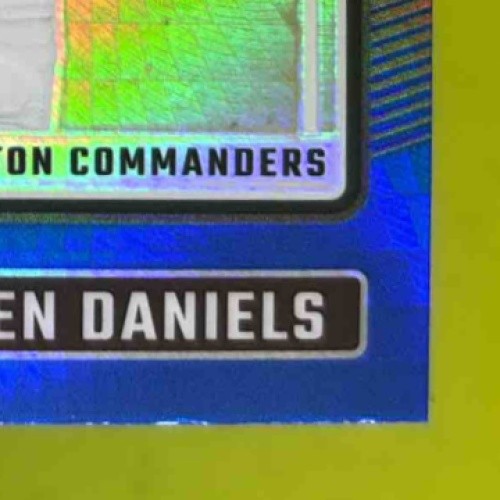 2024 Donruss Optic Jayden Daniels Blue Hyper #248 Rated Rookie Commanders - Sports Cards