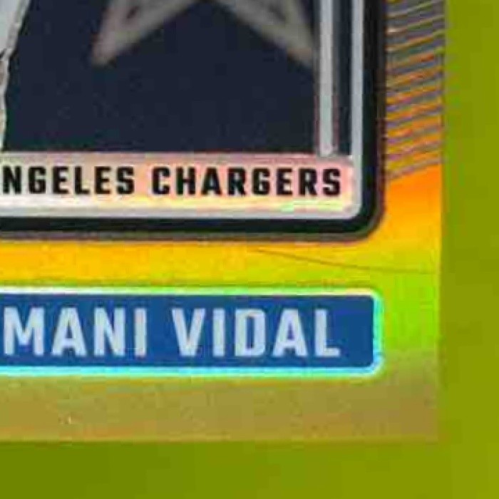 2024 Donruss Optic Kimani Vidal Gold 1/10 #262 Rated Rookie Los Angeles Chargers - Sports Cards