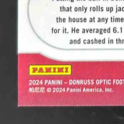 2024 Donruss Optic Trey Benson Hidden Potential Purple Stars /25 #10 RC Cardinal - Sports Cards