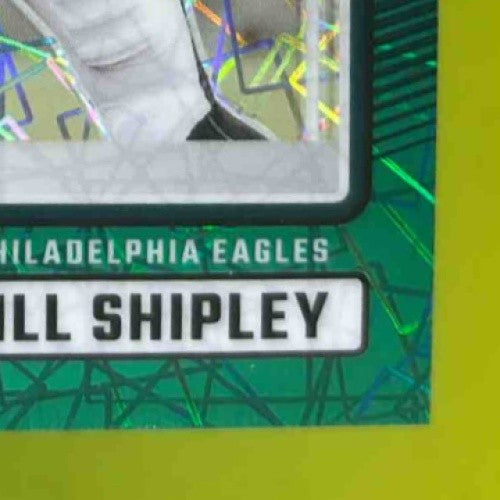 2024 Donruss Optic Will Shipley Green Velocity #298 Rookie Philadelphia Eagles - Sports Cards