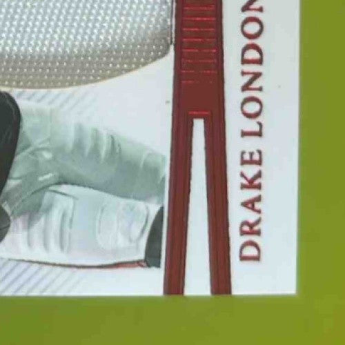 2024 Flawless Drake London Kyle Pitts Dual Memorabilia Ruby 5/15 #2 MEM Falcons - Sports Cards