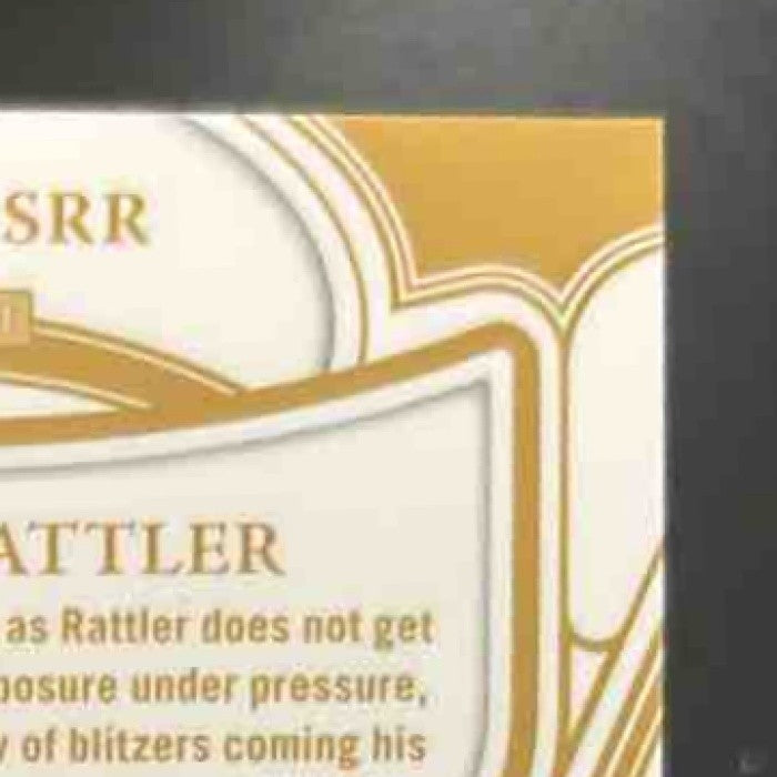 2024 Flawless Spencer Rattler Emerald Gem Auto /5 RC Auto New Orleans Saints - Sports Cards