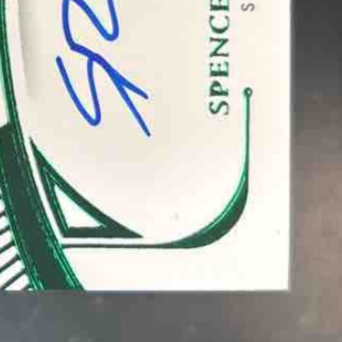 2024 Flawless Spencer Rattler Emerald Gem Auto /5 RC Auto New Orleans Saints - Sports Cards