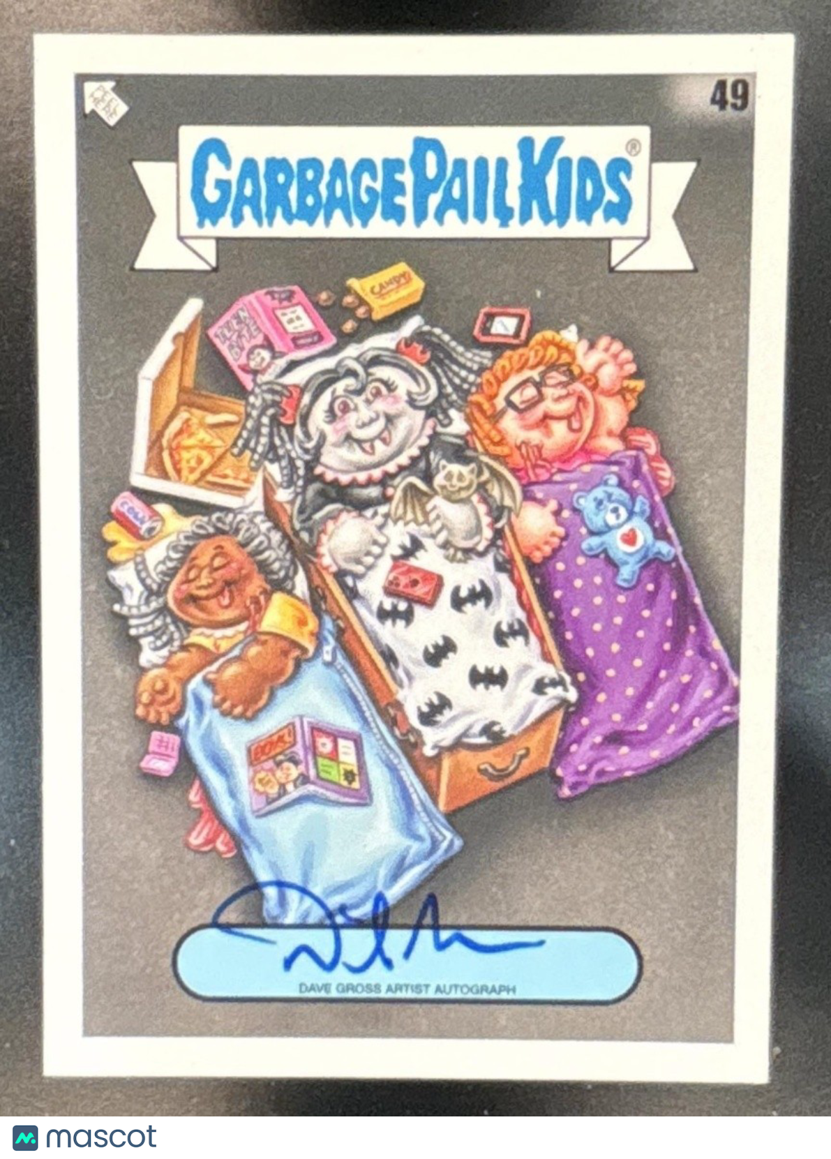 2024 Garbage Pail Kids #49 Dave Gross AUTO Vampires Signed - Non-Sports Cards