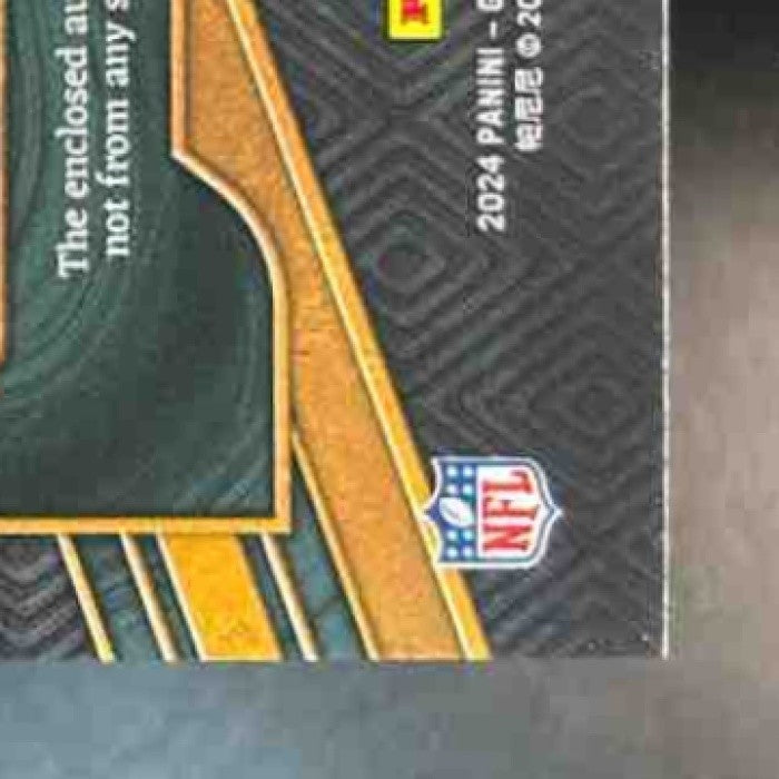 2024 Gold Standard MarShawn Lloyd Newly Minted White /75 MEM RC Green Bay Packer - Sports Cards