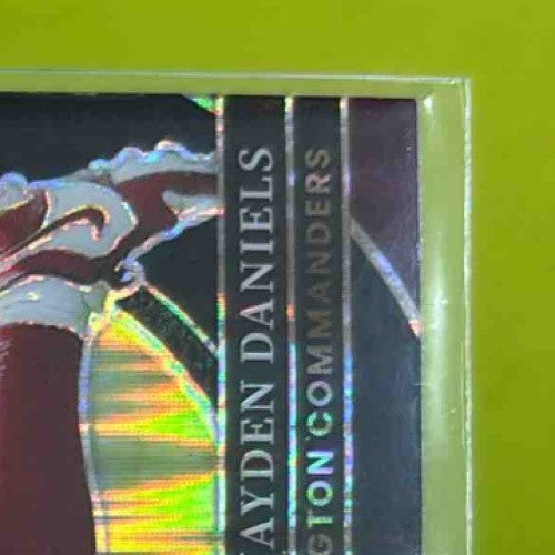 2024 i Select Jayden Daniels Club Red and Yellow Shock #217 RC Commanders - Sports Cards