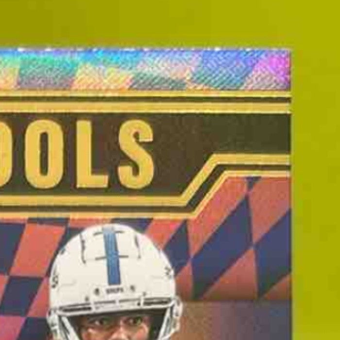 2024 Illusions Adonai Mitchell Marshall Faulk Rookie Idols Dual Patch RC Colts - Sports Cards
