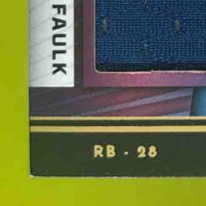 2024 Illusions Adonai Mitchell Marshall Faulk Rookie Idols Dual Patch RC Colts - Sports Cards