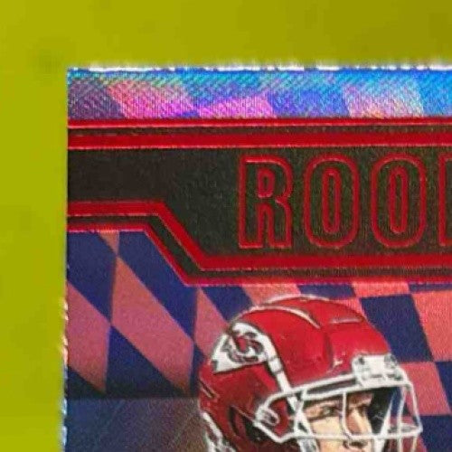 2024 Illusions Brock Bowers Travis Kelce Rookie Idols Dual Memorabilia Red /199 - Sports Cards