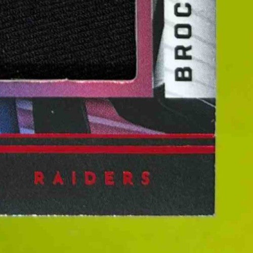 2024 Illusions Brock Bowers Travis Kelce Rookie Idols Dual Memorabilia Red /199 - Sports Cards