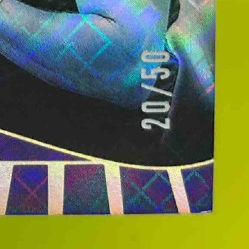 2024 Illusions J.J. McCarthy Diamond Trophy Collection 20/50 #100 Vikings Rookie - Sports Cards