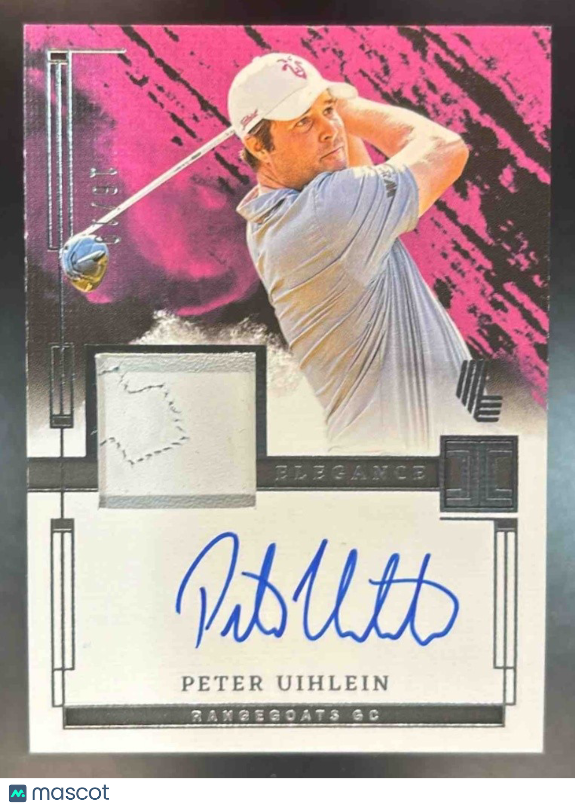 2024 Impeccable LIV Peter Uihlein Elegance Memorabilia Auto /19 RangeGoats GC - Sports Cards