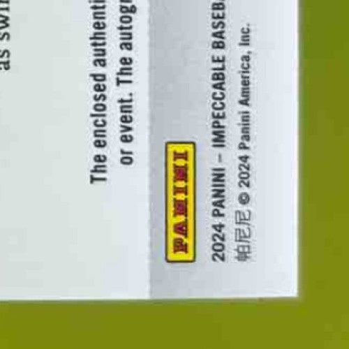 2024 Impeccable Reggie Crawford Elegance Prospect Jersey Auto 46/99 Giants - Sports Cards