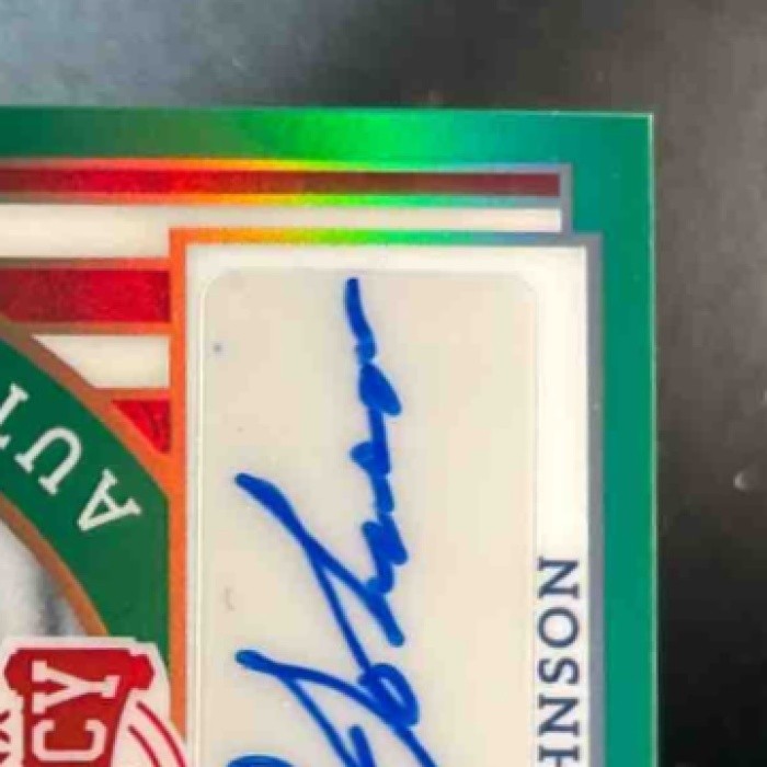 2024 Leaf A Bronx Legacy Cliff Johnson Yankee Doodle Auto Green 1/6 YD-CJ1 Auto - Sports Cards