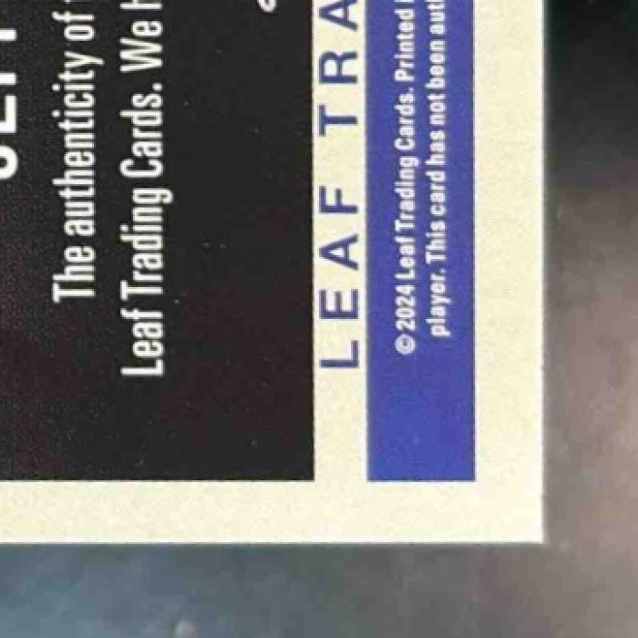 2024 Leaf A Bronx Legacy Jeff Nelson Trade Marks Auto