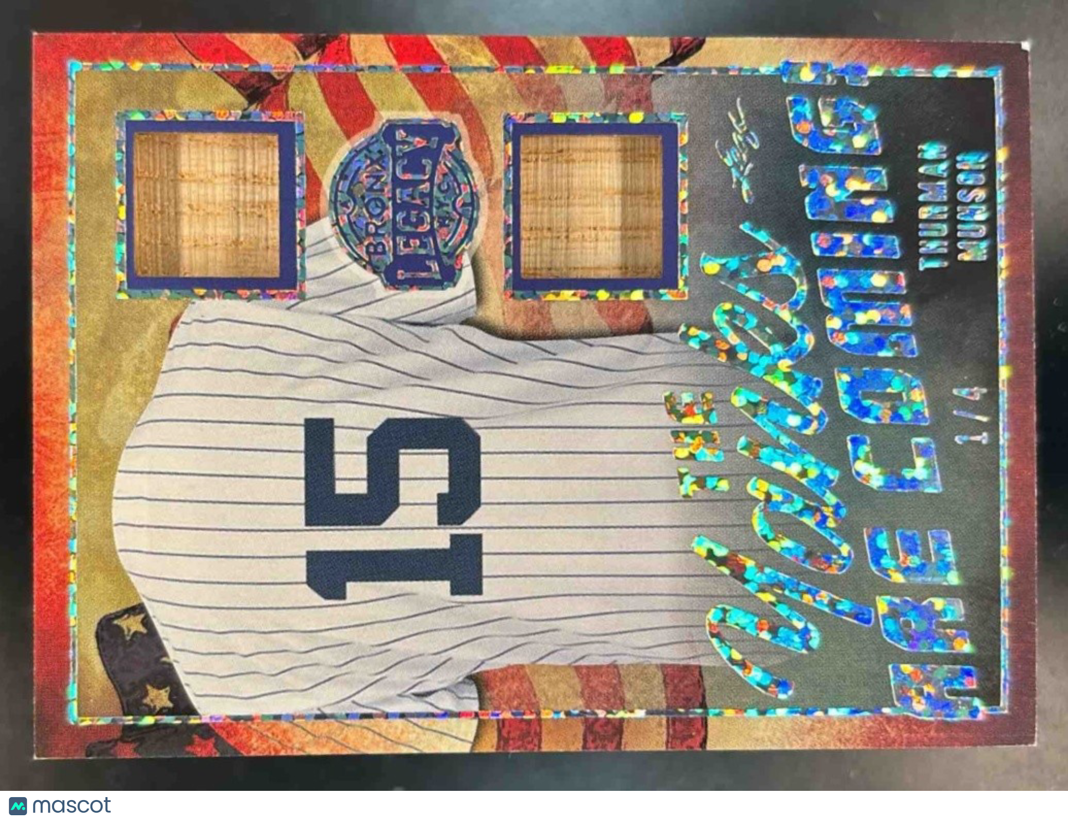 2024 Leaf A Bronx Legacy Thurman Munson The Yanks are Coming! Patch /4 Yankees - Sports Cards