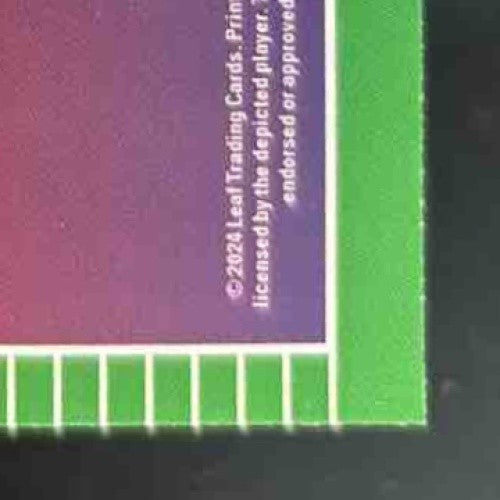 2024 Leaf Andre Reed Pro Set Pixel Bowl ’89 Shimmer Light Blue /25 Bills - Sports Cards